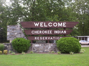 Cherokee_Indian_Reservation_sign,_NC