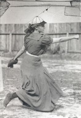 Alta Weiss- Female Baseball Pitcher